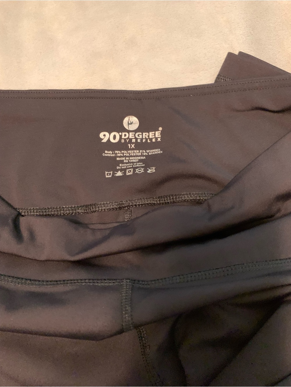 90 Degree By Reflex Black Leggings